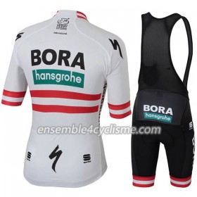 Tenue Maillot + Cuissard à Bretelles 2018 Bora-Hansgrohe Championnats de Autriche